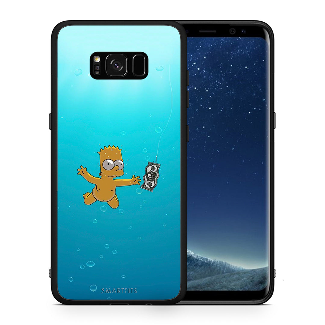 Θήκη Samsung S8 Chasing Money από τη Smartfits με σχέδιο στο πίσω μέρος και μαύρο περίβλημα | Samsung S8 Chasing Money case with colorful back and black bezels