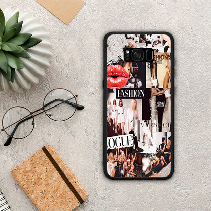 Collage Fashion - Samsung Galaxy S8+ θήκη