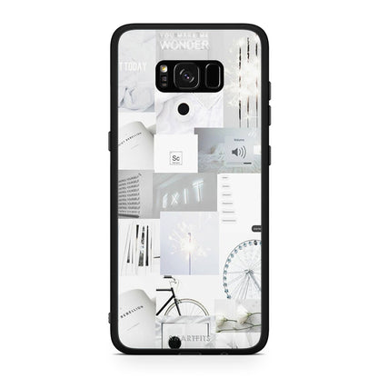 Samsung S8+ Collage Make Me Wonder Θήκη Αγίου Βαλεντίνου από τη Smartfits με σχέδιο στο πίσω μέρος και μαύρο περίβλημα | Smartphone case with colorful back and black bezels by Smartfits