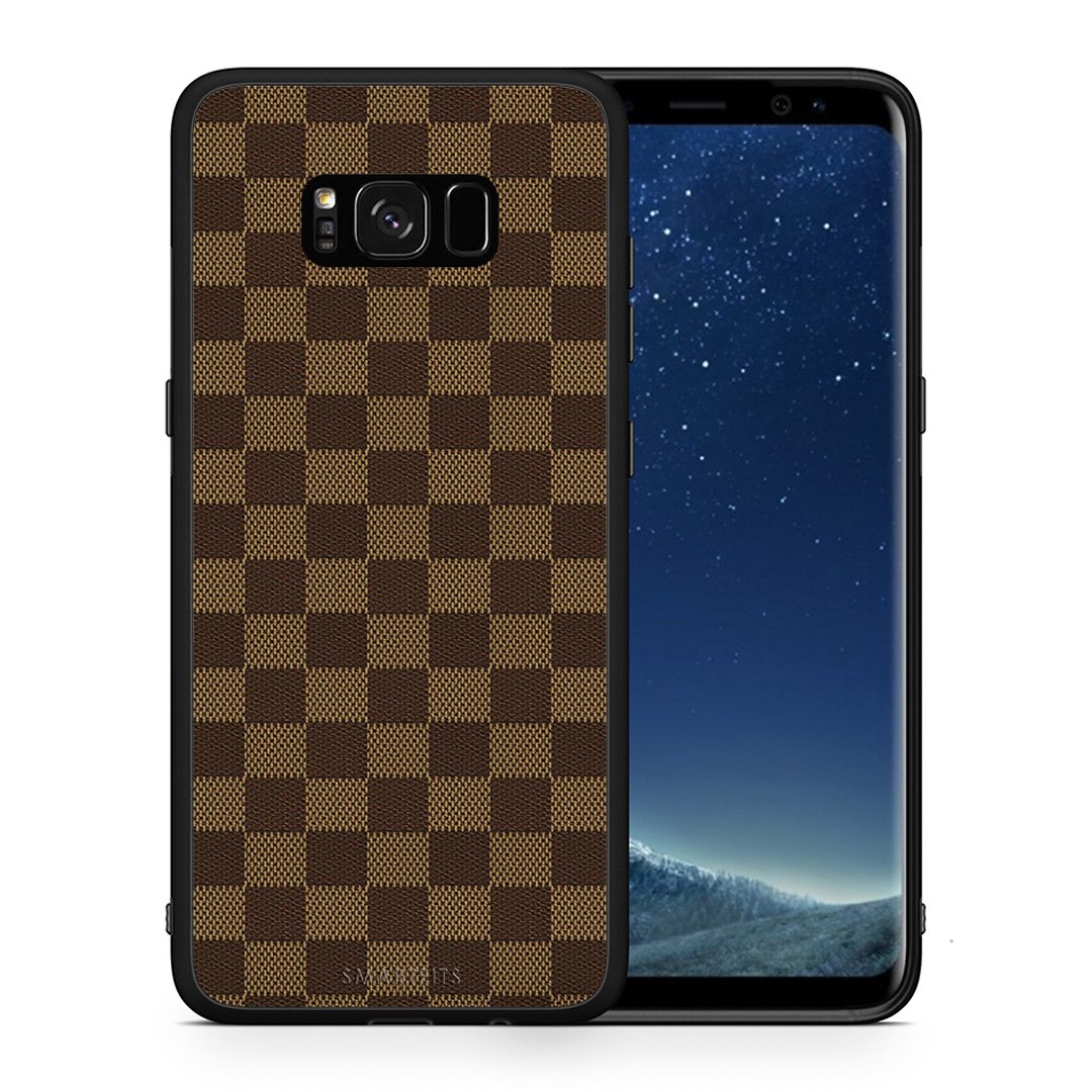 Θήκη Samsung S8 Glamour Designer από τη Smartfits με σχέδιο στο πίσω μέρος και μαύρο περίβλημα | Samsung S8 Glamour Designer case with colorful back and black bezels