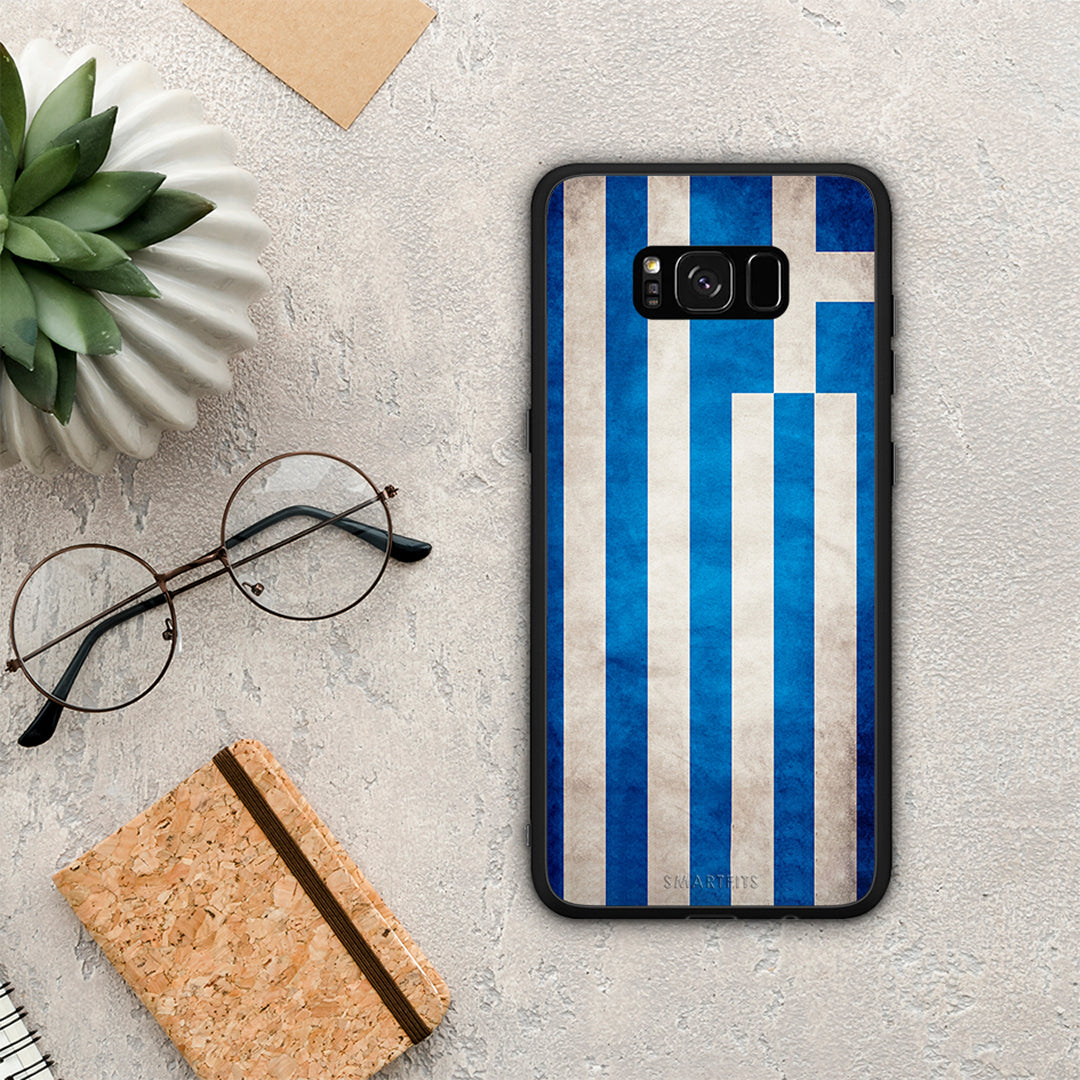 Flag Greek - Samsung Galaxy S8+ θήκη