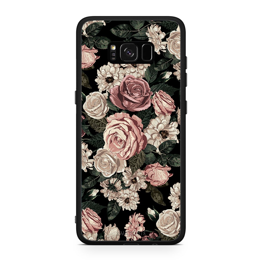 4 - Samsung S8+ Wild Roses Flower case, cover, bumper