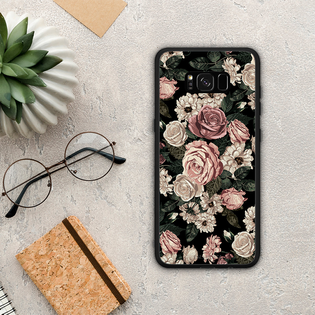 Flower Wild Roses - Samsung Galaxy S8 θήκη