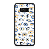 Thumbnail for Samsung S8+ Ftou Ftou θήκη από τη Smartfits με σχέδιο στο πίσω μέρος και μαύρο περίβλημα | Smartphone case with colorful back and black bezels by Smartfits