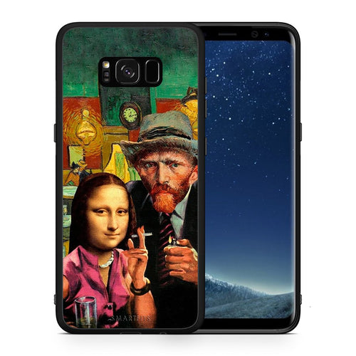 Θήκη Samsung S8 Funny Art από τη Smartfits με σχέδιο στο πίσω μέρος και μαύρο περίβλημα | Samsung S8 Funny Art case with colorful back and black bezels