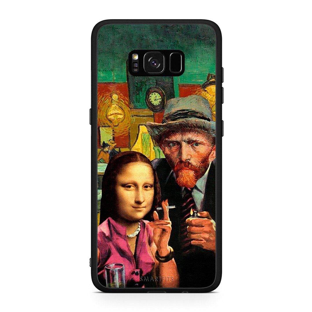 Samsung S8+ Funny Art θήκη από τη Smartfits με σχέδιο στο πίσω μέρος και μαύρο περίβλημα | Smartphone case with colorful back and black bezels by Smartfits