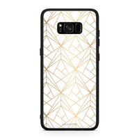 Thumbnail for 111 - Samsung S8+ Luxury White Geometric case, cover, bumper