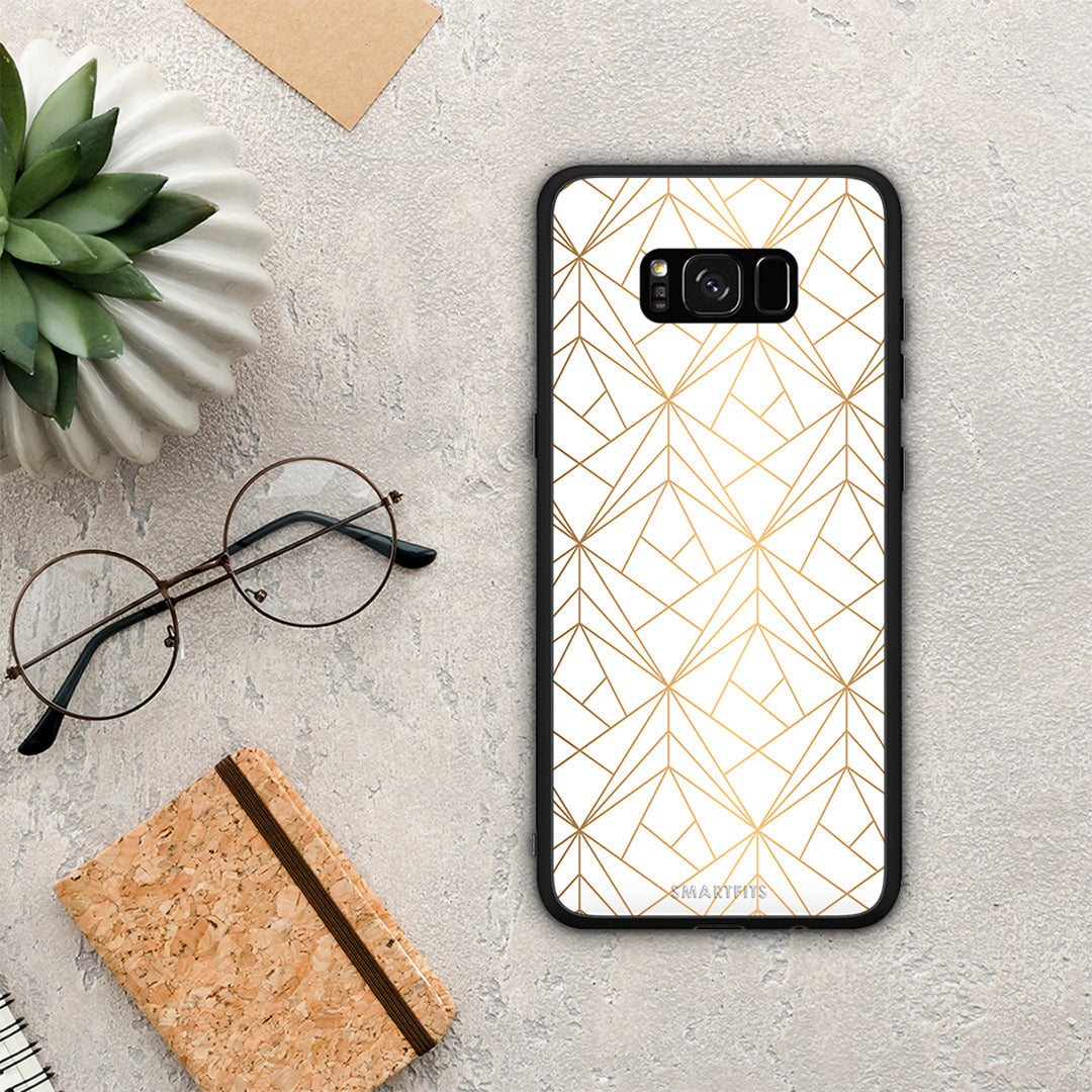 Geometric Luxury White - Samsung Galaxy S8 θήκη