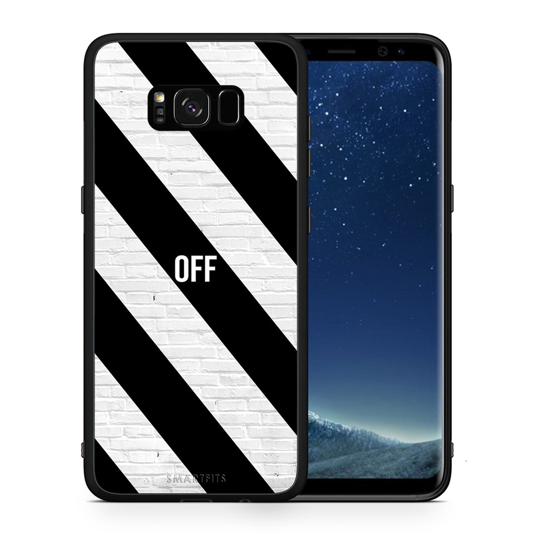 Θήκη Samsung S8 Get Off από τη Smartfits με σχέδιο στο πίσω μέρος και μαύρο περίβλημα | Samsung S8 Get Off case with colorful back and black bezels