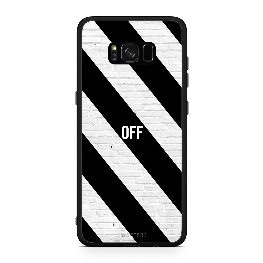 Samsung S8+ Get Off θήκη από τη Smartfits με σχέδιο στο πίσω μέρος και μαύρο περίβλημα | Smartphone case with colorful back and black bezels by Smartfits
