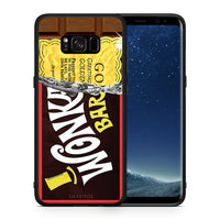 Thumbnail for Θήκη Samsung S8 Golden Ticket από τη Smartfits με σχέδιο στο πίσω μέρος και μαύρο περίβλημα | Samsung S8 Golden Ticket case with colorful back and black bezels