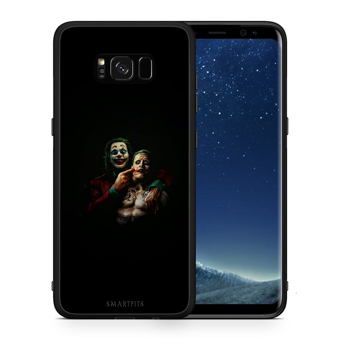Θήκη Samsung S8+ Clown Hero από τη Smartfits με σχέδιο στο πίσω μέρος και μαύρο περίβλημα | Samsung S8+ Clown Hero case with colorful back and black bezels