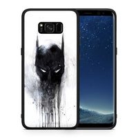 Thumbnail for Θήκη Samsung S8+ Paint Bat Hero από τη Smartfits με σχέδιο στο πίσω μέρος και μαύρο περίβλημα | Samsung S8+ Paint Bat Hero case with colorful back and black bezels