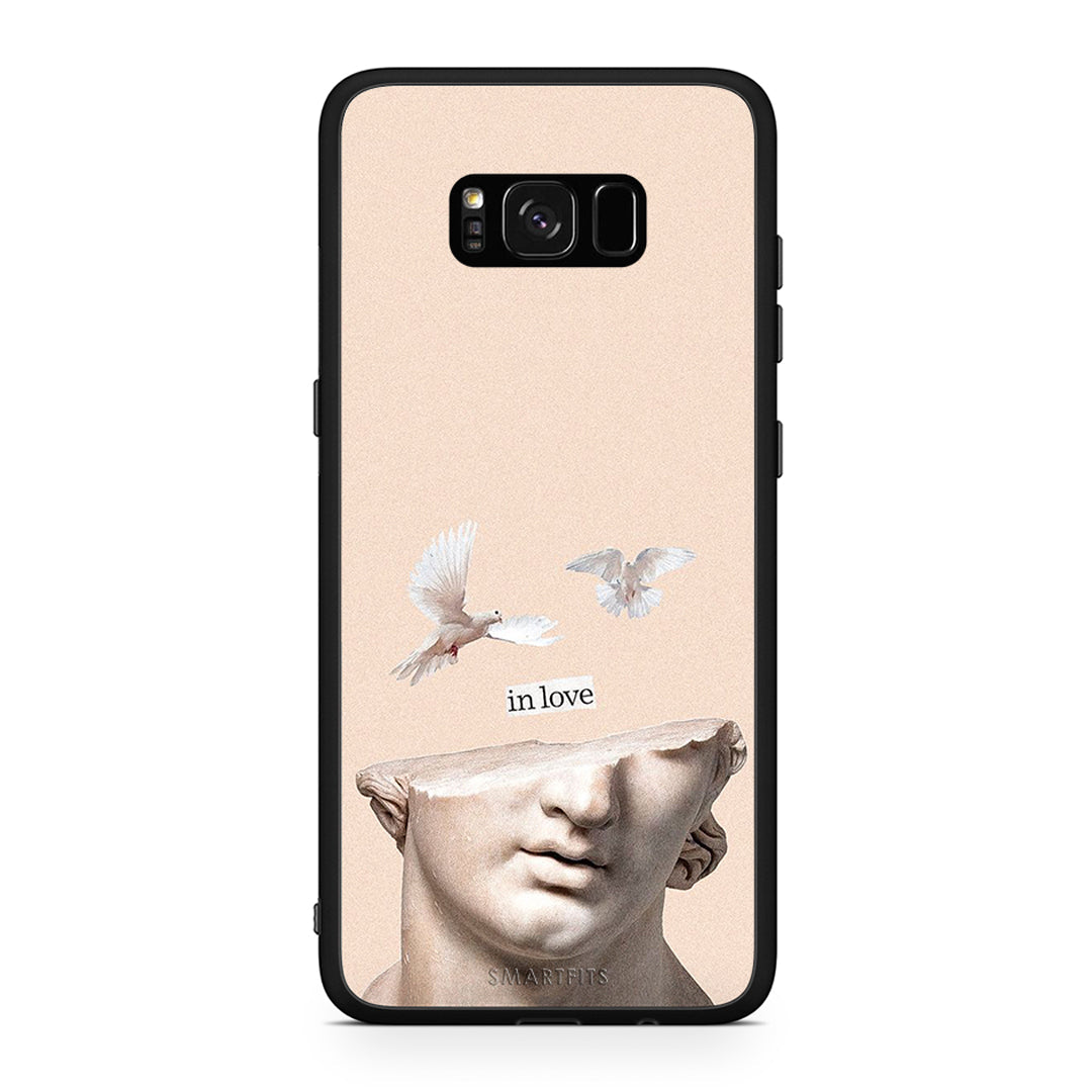 Samsung S8 In Love θήκη από τη Smartfits με σχέδιο στο πίσω μέρος και μαύρο περίβλημα | Smartphone case with colorful back and black bezels by Smartfits