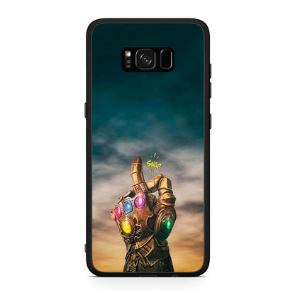 Samsung S8+ Infinity Snap θήκη από τη Smartfits με σχέδιο στο πίσω μέρος και μαύρο περίβλημα | Smartphone case with colorful back and black bezels by Smartfits