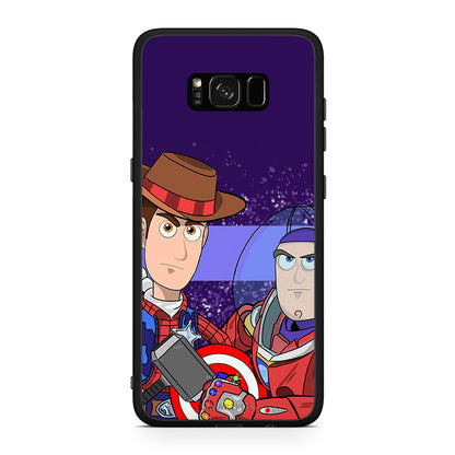 Samsung S8+ Infinity Story θήκη από τη Smartfits με σχέδιο στο πίσω μέρος και μαύρο περίβλημα | Smartphone case with colorful back and black bezels by Smartfits