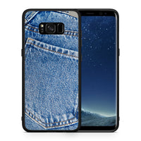 Thumbnail for Θήκη Samsung S8 Jeans Pocket από τη Smartfits με σχέδιο στο πίσω μέρος και μαύρο περίβλημα | Samsung S8 Jeans Pocket case with colorful back and black bezels