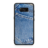 Thumbnail for Samsung S8 Jeans Pocket θήκη από τη Smartfits με σχέδιο στο πίσω μέρος και μαύρο περίβλημα | Smartphone case with colorful back and black bezels by Smartfits