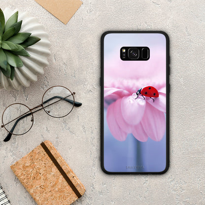 Ladybug Flower - Samsung Galaxy S8+ θήκη