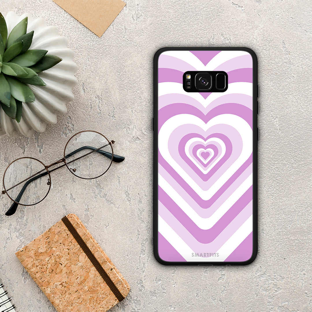 Lilac Hearts - Samsung Galaxy S8 θήκη