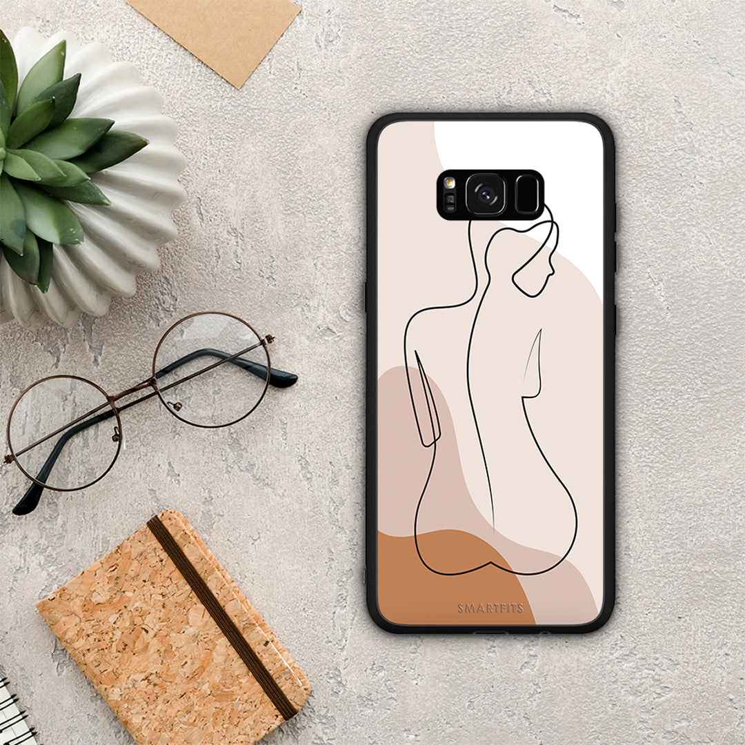LineArt Woman - Samsung Galaxy S8+ θήκη