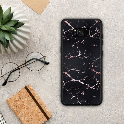 Marble Black Rosegold - Samsung Galaxy S8+ θήκη