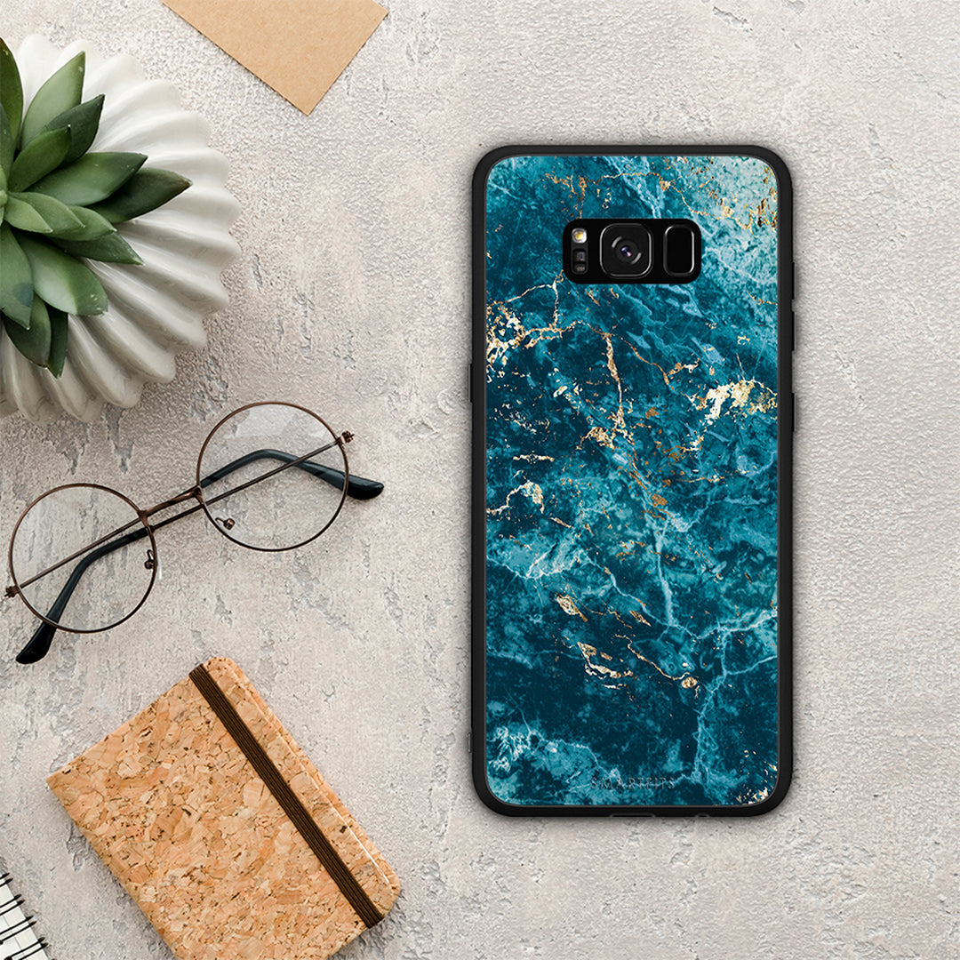Marble Blue - Samsung Galaxy S8 θήκη