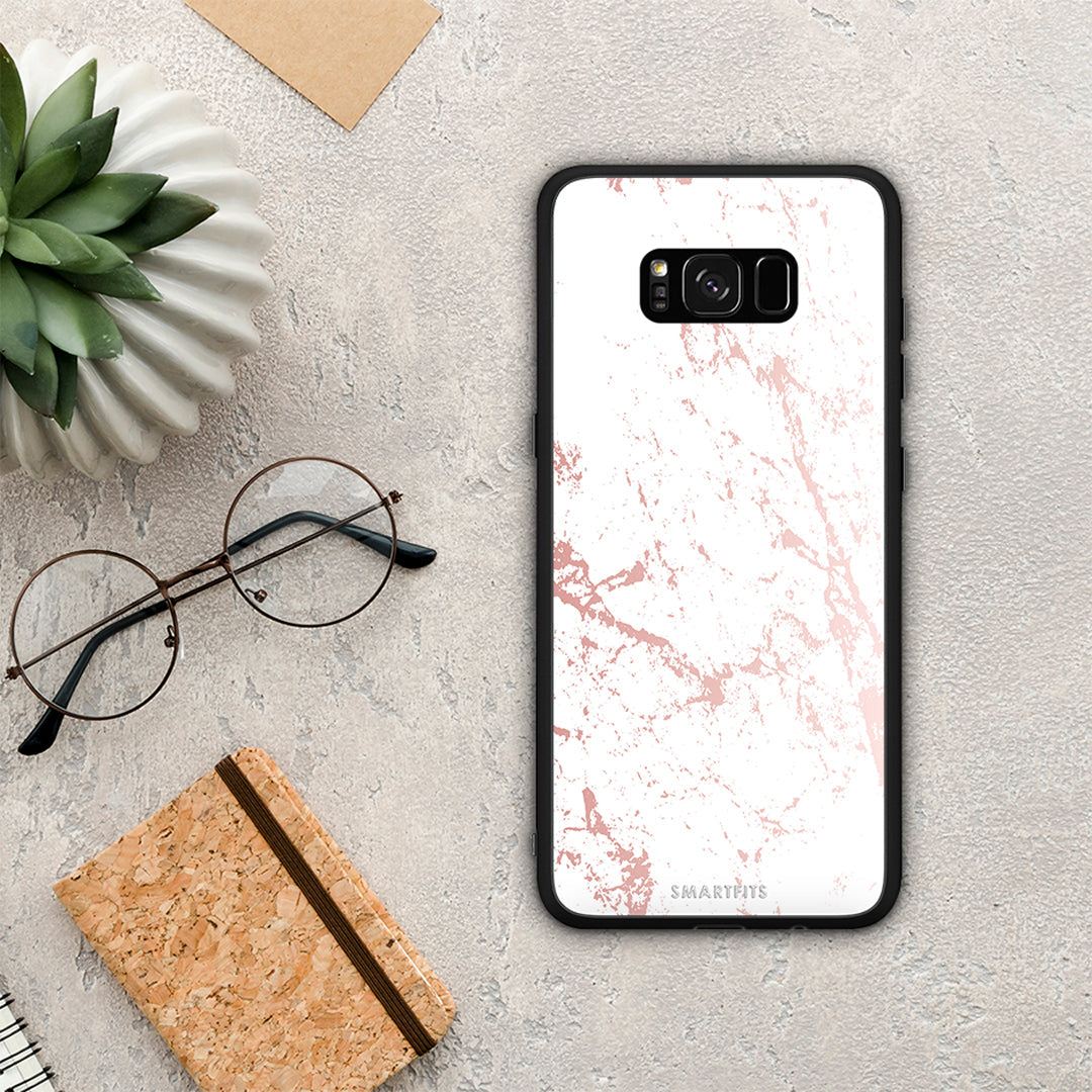 Marble Pink Splash - Samsung Galaxy S8 θήκη