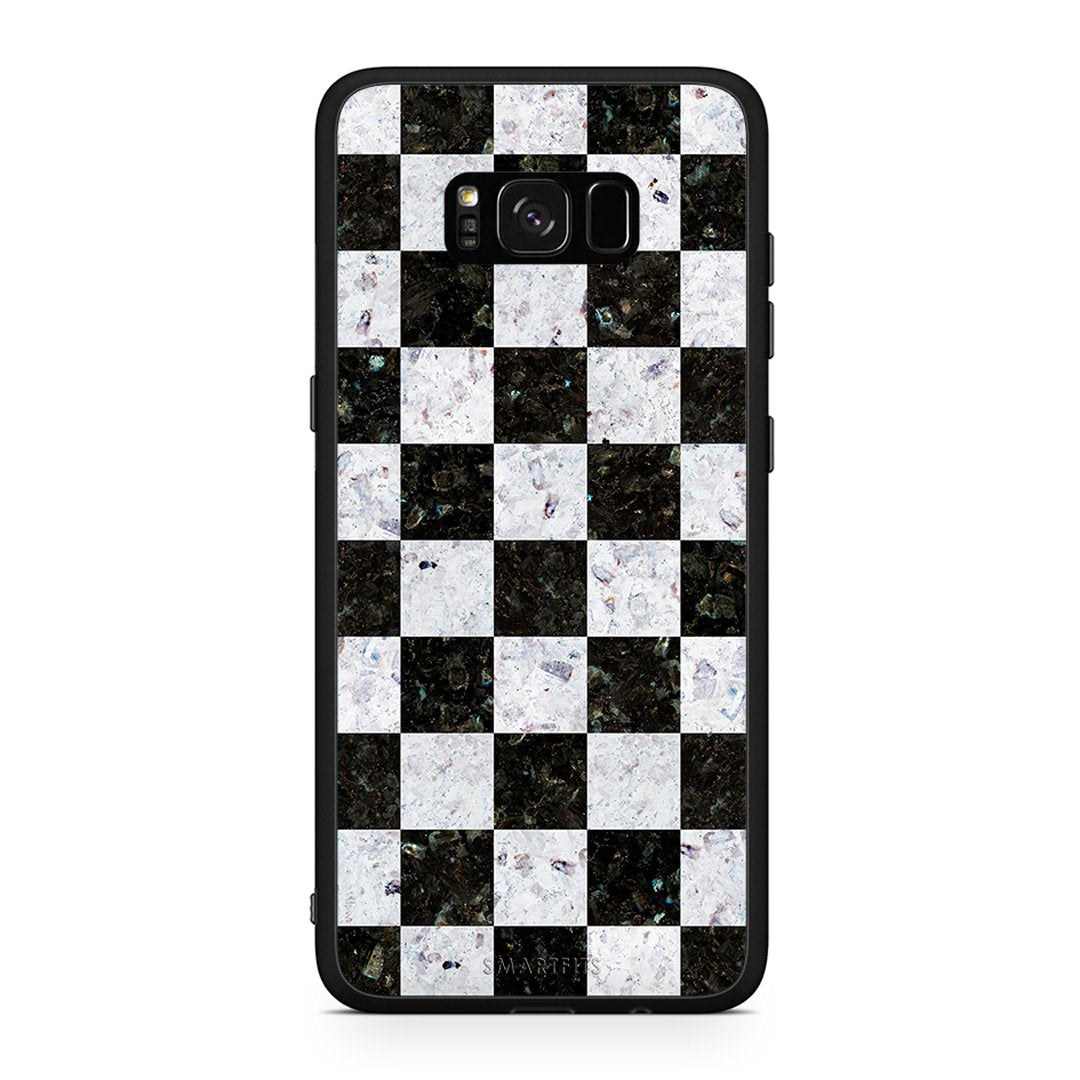 4 - Samsung S8+ Square Geometric Marble case, cover, bumper