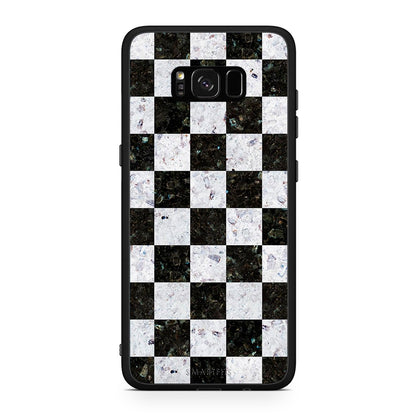 4 - Samsung S8+ Square Geometric Marble case, cover, bumper