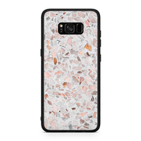 Thumbnail for Samsung S8+ Marble Terrazzo θήκη από τη Smartfits με σχέδιο στο πίσω μέρος και μαύρο περίβλημα | Smartphone case with colorful back and black bezels by Smartfits