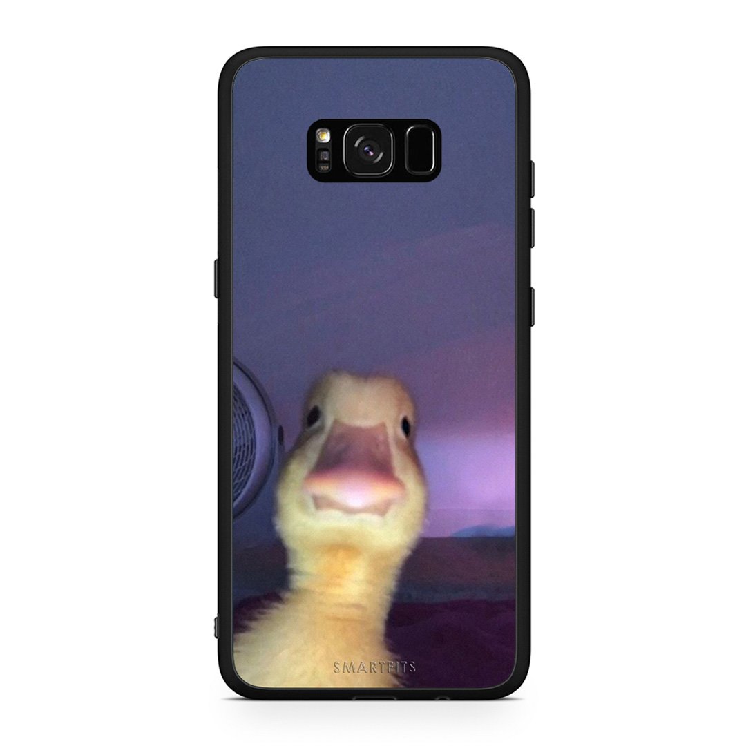 Samsung S8+ Meme Duck θήκη από τη Smartfits με σχέδιο στο πίσω μέρος και μαύρο περίβλημα | Smartphone case with colorful back and black bezels by Smartfits