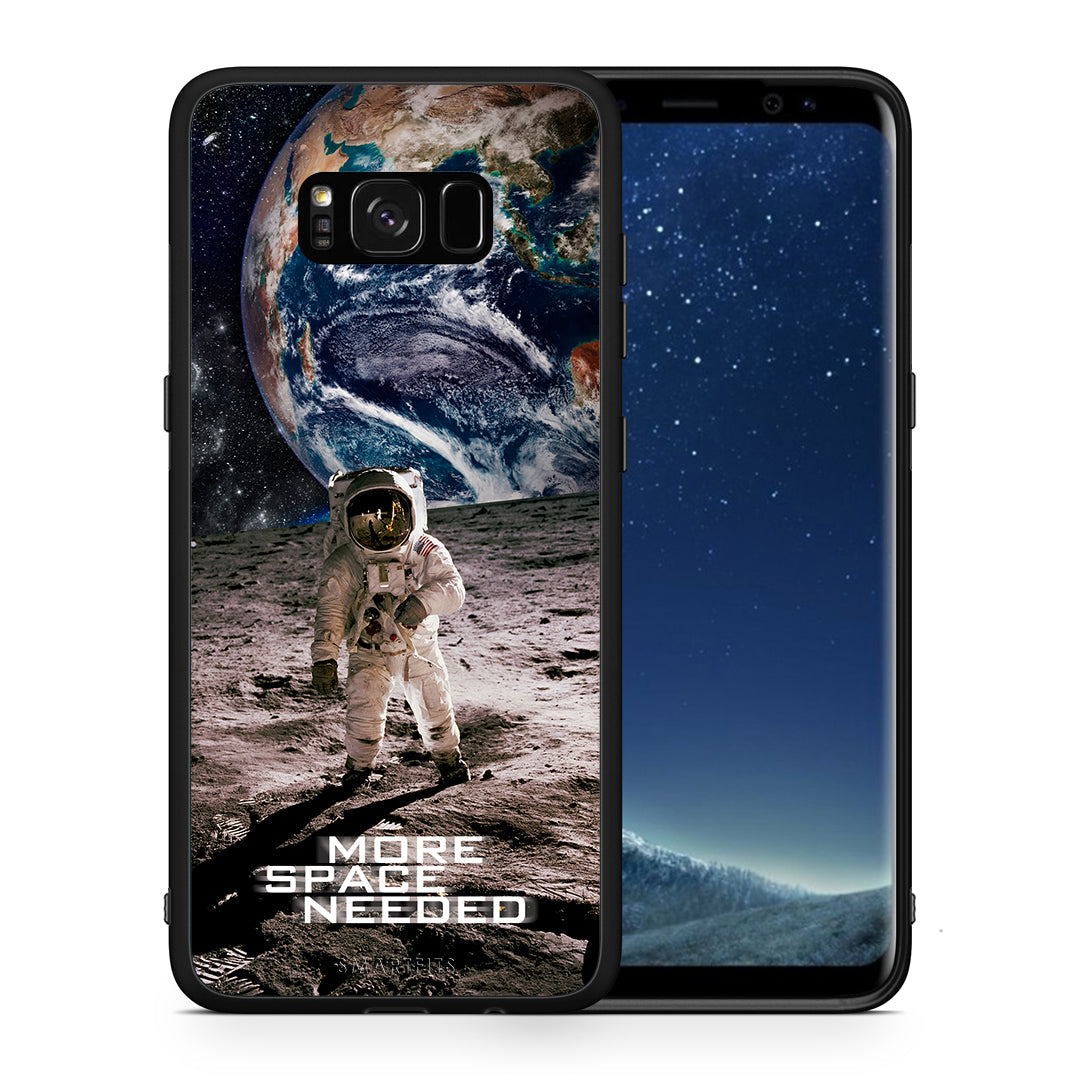Θήκη Samsung S8+ More Space από τη Smartfits με σχέδιο στο πίσω μέρος και μαύρο περίβλημα | Samsung S8+ More Space case with colorful back and black bezels