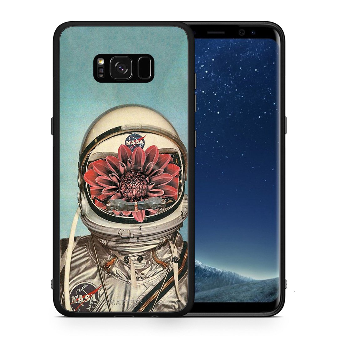 Θήκη Samsung S8+ Nasa Bloom από τη Smartfits με σχέδιο στο πίσω μέρος και μαύρο περίβλημα | Samsung S8+ Nasa Bloom case with colorful back and black bezels