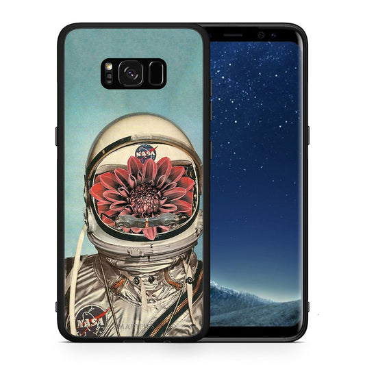Θήκη Samsung S8+ Nasa Bloom από τη Smartfits με σχέδιο στο πίσω μέρος και μαύρο περίβλημα | Samsung S8+ Nasa Bloom case with colorful back and black bezels