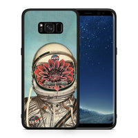 Thumbnail for Θήκη Samsung S8+ Nasa Bloom από τη Smartfits με σχέδιο στο πίσω μέρος και μαύρο περίβλημα | Samsung S8+ Nasa Bloom case with colorful back and black bezels