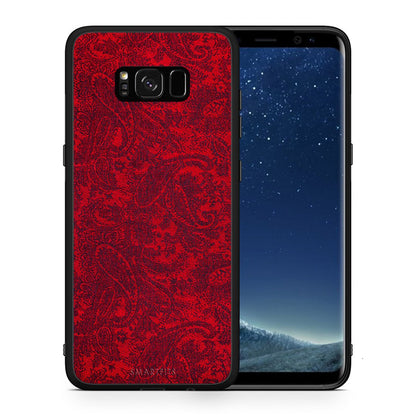 Θήκη Samsung S8 Paisley Cashmere από τη Smartfits με σχέδιο στο πίσω μέρος και μαύρο περίβλημα | Samsung S8 Paisley Cashmere case with colorful back and black bezels