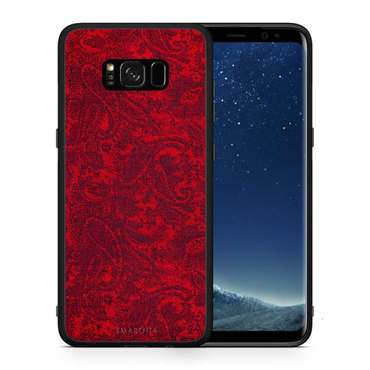 Θήκη Samsung S8 Paisley Cashmere από τη Smartfits με σχέδιο στο πίσω μέρος και μαύρο περίβλημα | Samsung S8 Paisley Cashmere case with colorful back and black bezels