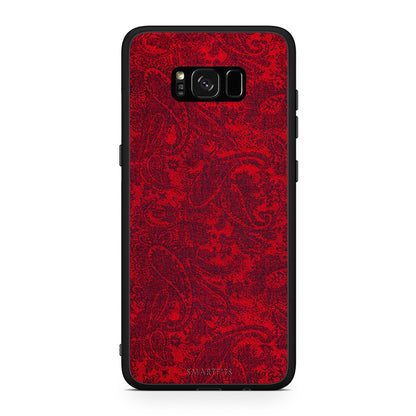 Samsung S8 Paisley Cashmere θήκη από τη Smartfits με σχέδιο στο πίσω μέρος και μαύρο περίβλημα | Smartphone case with colorful back and black bezels by Smartfits