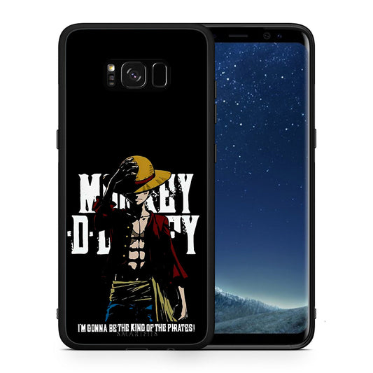 Θήκη Samsung S8+ Pirate King από τη Smartfits με σχέδιο στο πίσω μέρος και μαύρο περίβλημα | Samsung S8+ Pirate King case with colorful back and black bezels