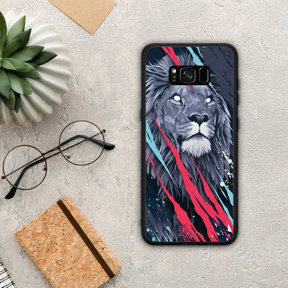 PopArt Lion Designer - Samsung Galaxy S8 θήκη
