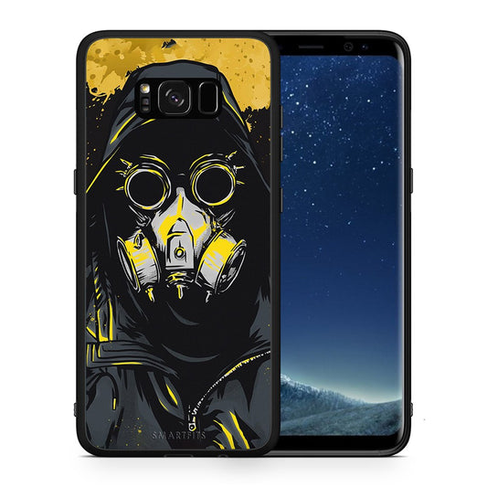 Θήκη Samsung S8 Mask PopArt από τη Smartfits με σχέδιο στο πίσω μέρος και μαύρο περίβλημα | Samsung S8 Mask PopArt case with colorful back and black bezels
