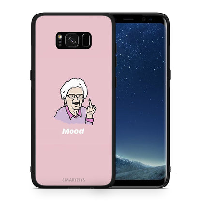 Θήκη Samsung S8 Mood PopArt από τη Smartfits με σχέδιο στο πίσω μέρος και μαύρο περίβλημα | Samsung S8 Mood PopArt case with colorful back and black bezels