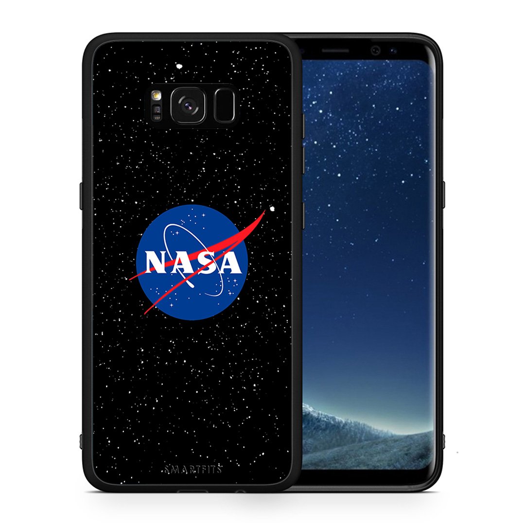 Θήκη Samsung S8+ NASA PopArt από τη Smartfits με σχέδιο στο πίσω μέρος και μαύρο περίβλημα | Samsung S8+ NASA PopArt case with colorful back and black bezels