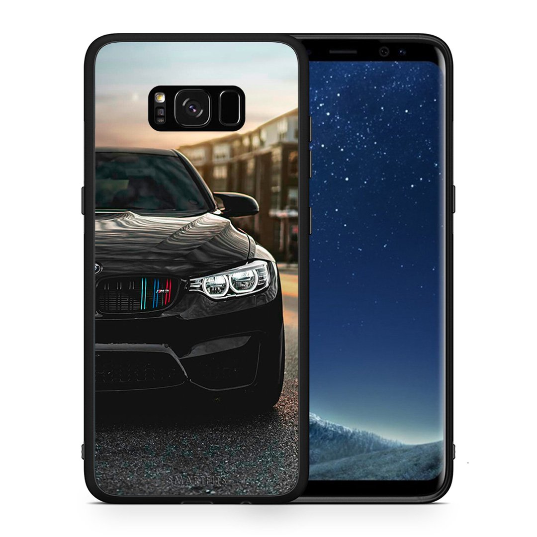 Θήκη Samsung S8 M3 Racing από τη Smartfits με σχέδιο στο πίσω μέρος και μαύρο περίβλημα | Samsung S8 M3 Racing case with colorful back and black bezels