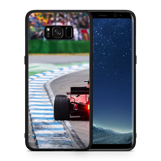 Θήκη Samsung S8 Racing Vibes από τη Smartfits με σχέδιο στο πίσω μέρος και μαύρο περίβλημα | Samsung S8 Racing Vibes case with colorful back and black bezels