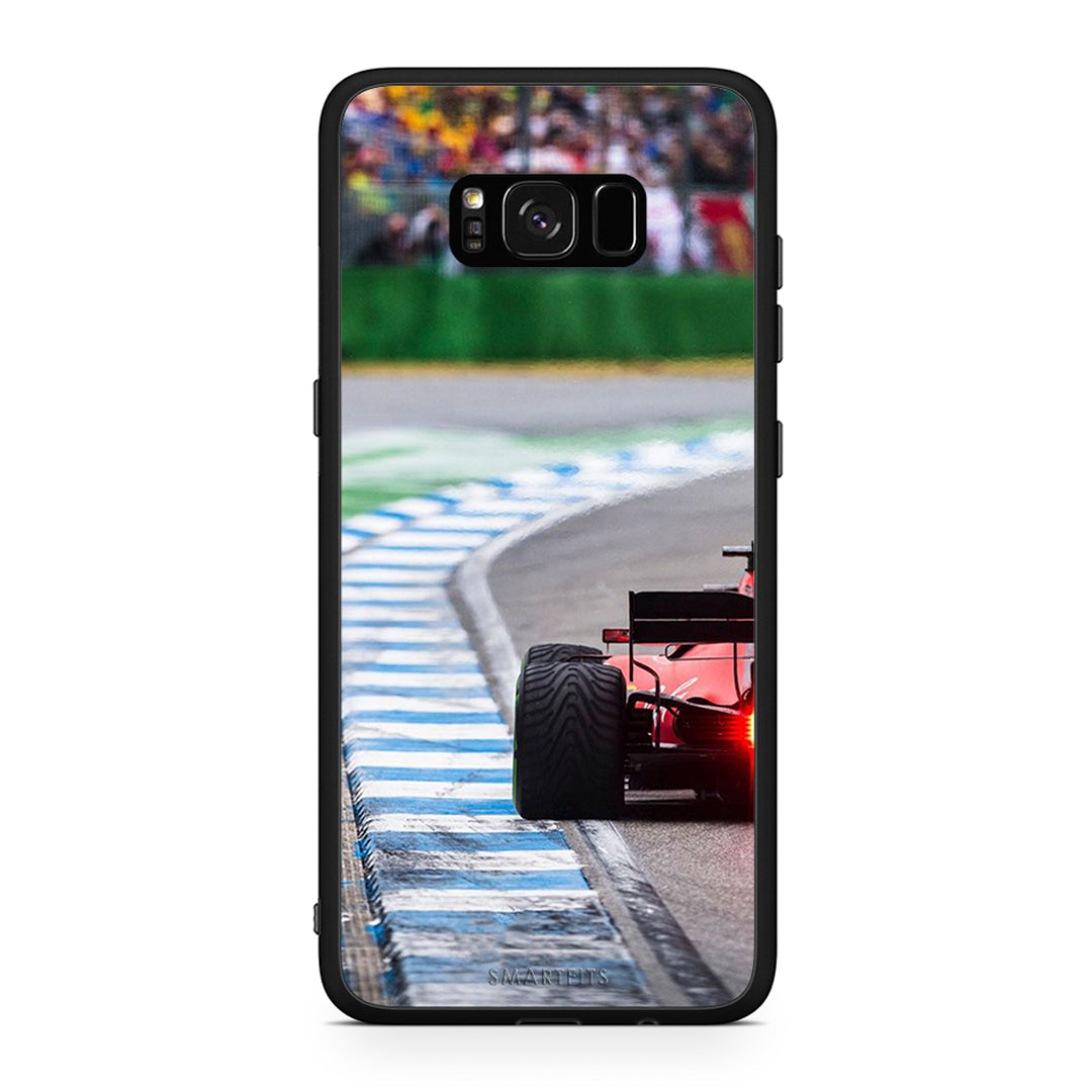 Samsung S8+ Racing Vibes θήκη από τη Smartfits με σχέδιο στο πίσω μέρος και μαύρο περίβλημα | Smartphone case with colorful back and black bezels by Smartfits