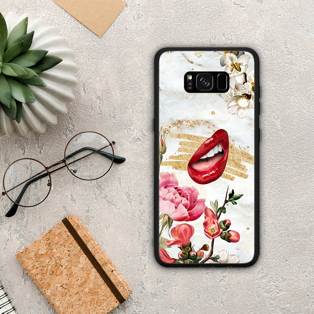 Red Lips - Samsung Galaxy S8+ θήκη