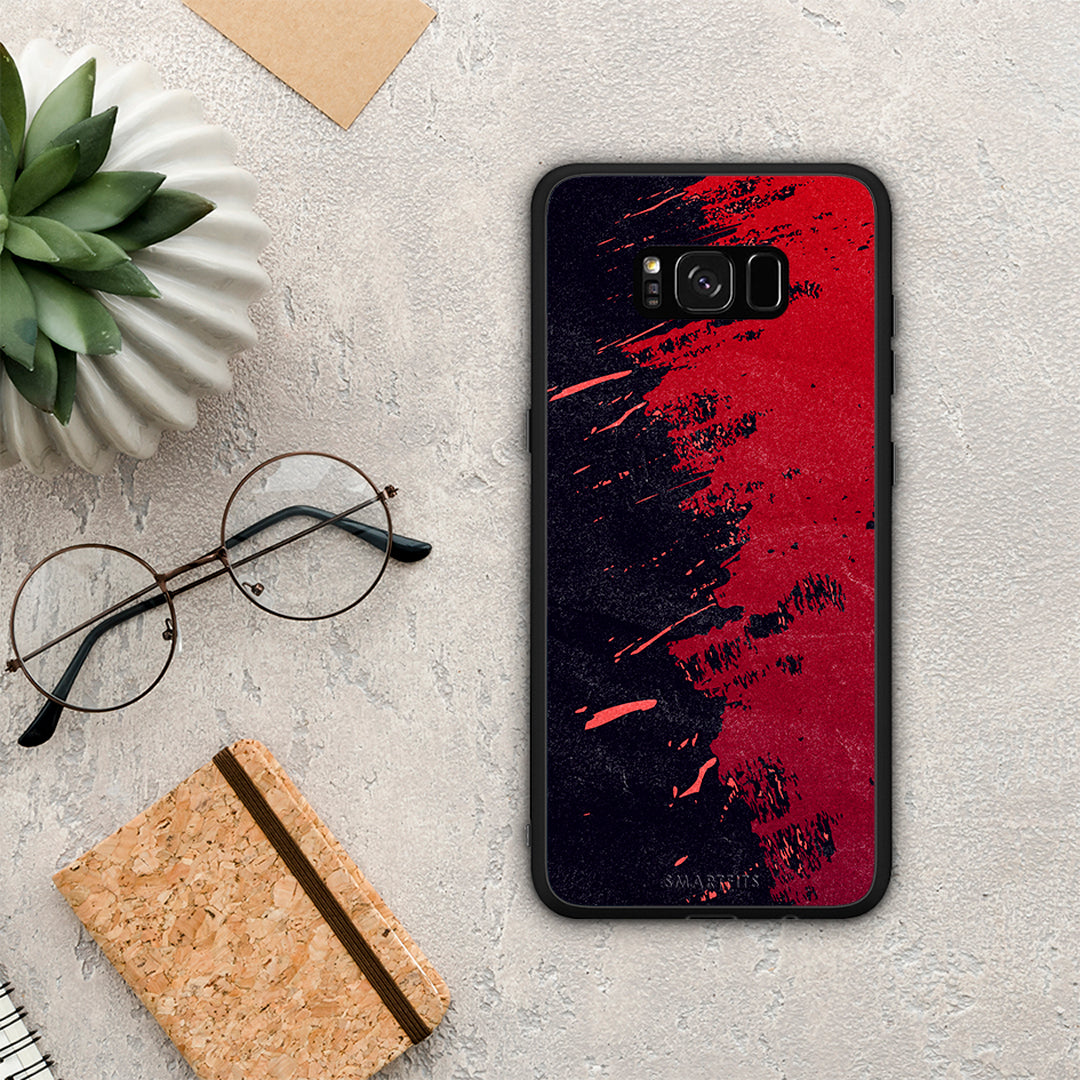 Red Paint - Samsung Galaxy S8+ θήκη