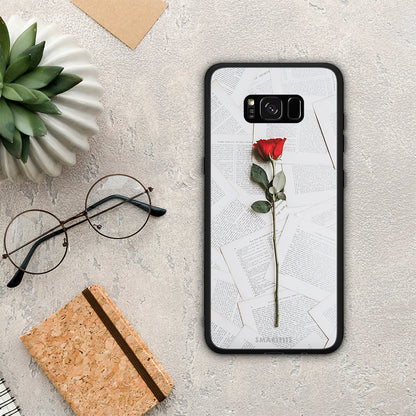 Red Rose - Samsung Galaxy S8+ θήκη